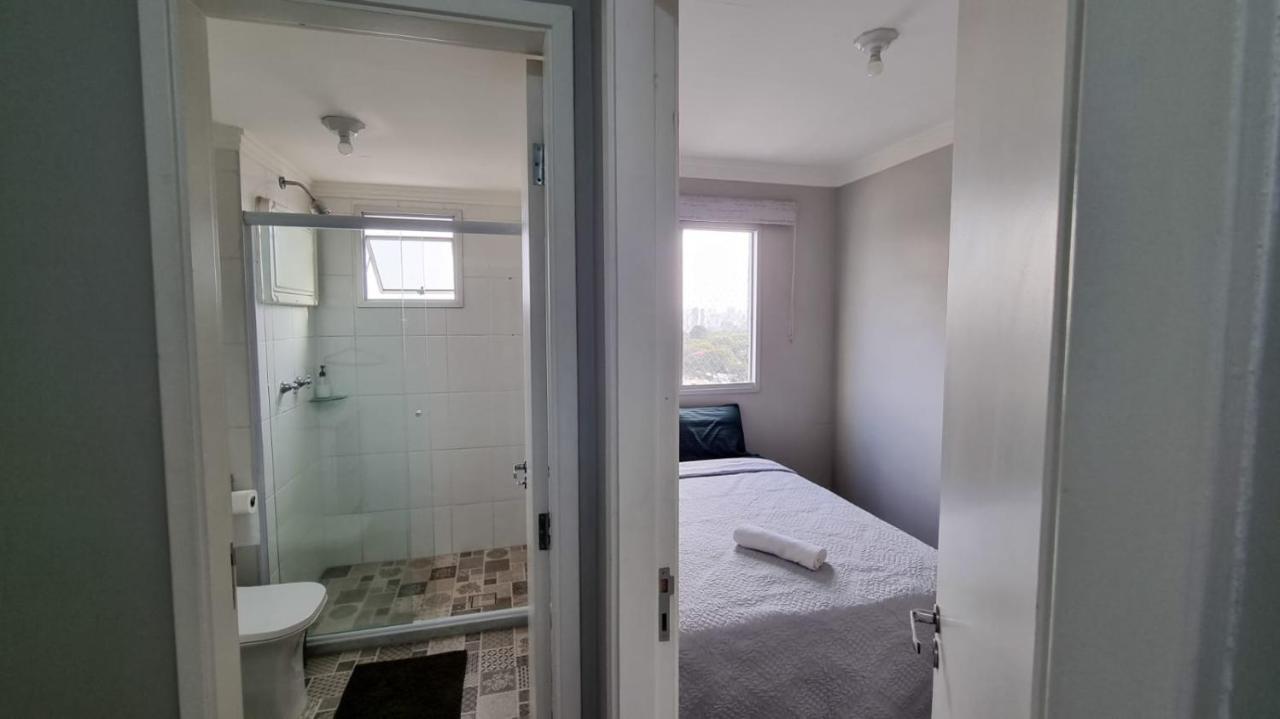 Quarto Em Apartamento Proximo Ao Aeroporto De Guarulhos Gru Szoba fotó